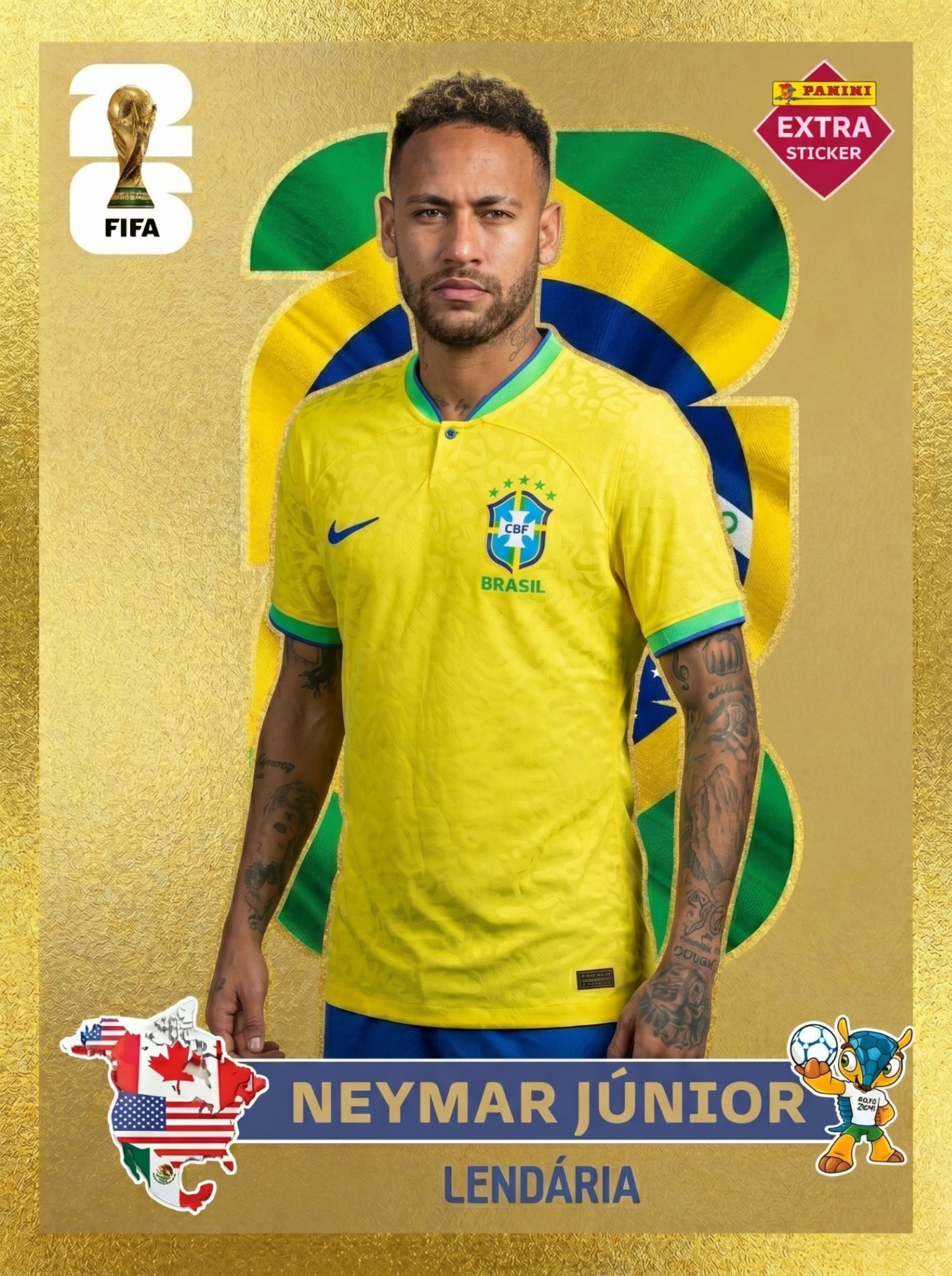 Figurinha Neymar Júnior